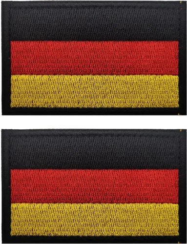 Miniatura 102 de 2 parches de bandera de Japón de AliPlus bordados tácticos militares moral parche apliques gancho y bucle