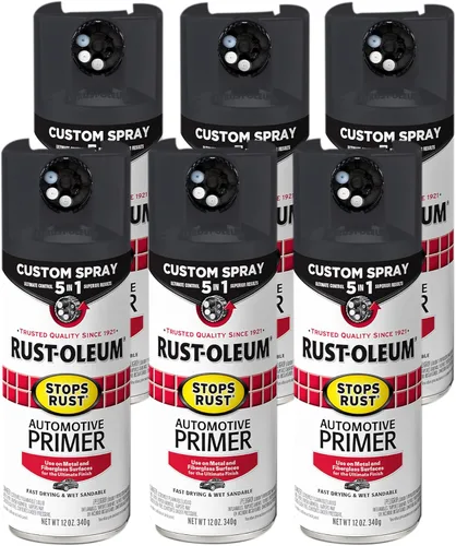 Miniatura 9 de Rust-Oleum 2081830 - Spray de imprimación para automóvil que detiene el óxido, 12 onzas, gris claro plano