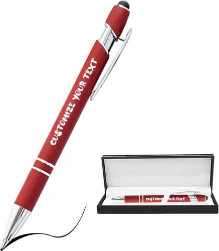 Miniatura 206 de AIFLM Bolígrafos personalizados con nombre a granel hasta 500 unidades de bolígrafos grabados gratis con tu nombre y texto para negocios