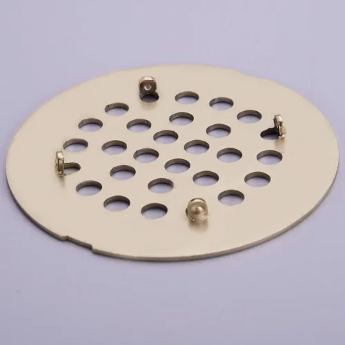 Miniatura 4 de TRUSTMI Cubierta de repuesto de drenaje de piso de ducha a presión de 4-1/4 pulgadas, oro cepillado