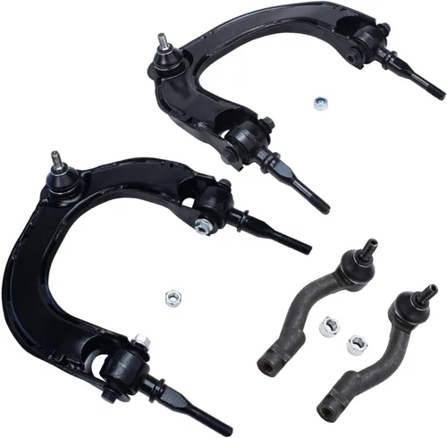 Miniatura 202 de Detroit Axle - Kit de 4 brazos de control delanteros para Ford Mustang 05-10, 2 brazos de control inferiores, 2 puntales 2005 2006 2007 2008 2009