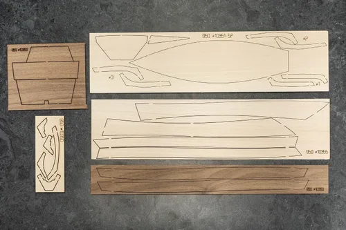 Miniatura 4 de Midwest Dinghy - Kit de construcción de modelo de barco de madera para adultos, bricolaje de madera, autoensamblaje