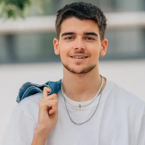 Miniatura 3 de GAVU Collar de perlas para hombre