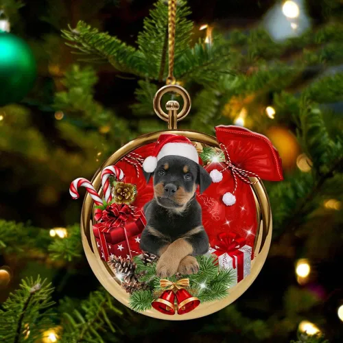 Miniatura 44 de Nazenti Adorno personalizado de bola de Navidad de pastor australiano – Adorno de perro personalizado para amantes de las mascotas, colgante