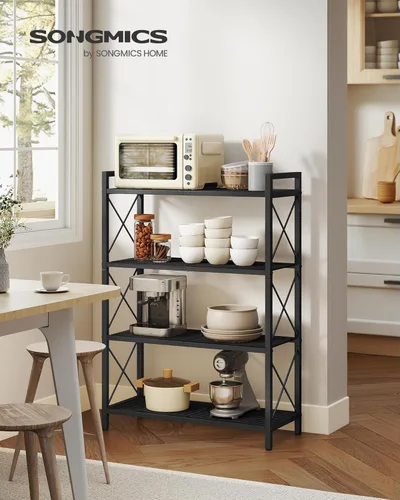 Miniatura 2 de SONGMICS Metal Storage Rack with Wheels