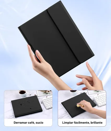 Miniatura 2 de Harvopu Funda compatible con iPad de 11ª y 10ª generación con teclado, funda tipo folio con soporte para Pencil, trackpad multitáctil