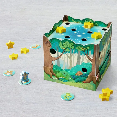 Miniatura 5 de HABA Mis primeros juegos: Amigos del bosque – Juegos 3D de memoria y asociación para niños pequeños, de 2 años en adelante, juguetes educativos