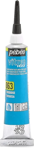 Miniatura 4 de Pebeo Vitrea 160, Juego de 10 Delineadores de Pintura para Vidrio, Tubos de 20 ml 0.67 fl oz (Paquete de 10)