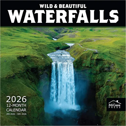 Miniatura 7 de MICASA PRESS Wild & Beautiful Beaches - Calendario de pared 2026 de 12 meses 12 x 24 pulgadas abierto Papel grueso y resistente Regalar
