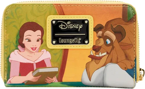 Miniatura 2 de Loungefly Billetera con cremallera de Belle Princess Scenes de la Bella y la Bestia, Multi, Cartera con cremallera