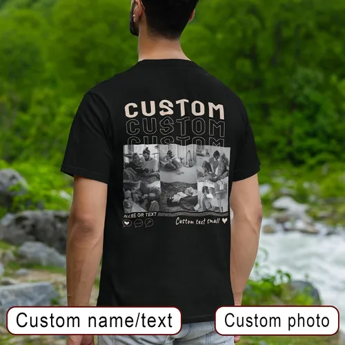 Miniatura 45 de Sudaderas con capucha personalizadas diseñan el tuyo propio, retrato de camisa de la foto, regalos personalizados para el día de San Valentín