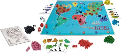 Miniatura 4 de Riesgo. Reproducción del clásico juego de mesa de 1959 primera edición, ninguno , Multicolor Original Artwork and Components, Winning Moves