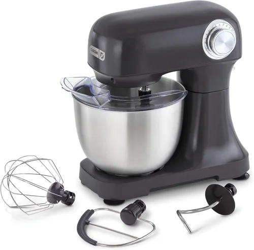 Miniatura 9 de Dash Batidora de pie con cabezal inclinable de 3.5 cuartos de galón, batidora eléctrica de pie con cuenco de acero inoxidable y protector contra