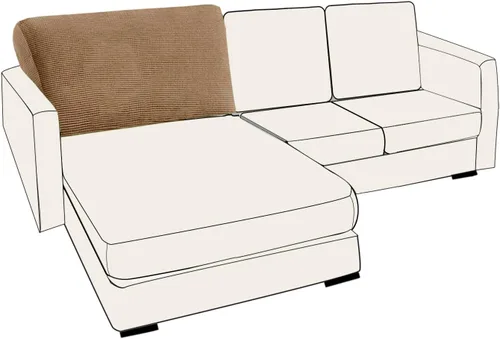Miniatura 114 de UNBBRRL Fundas de cojín de asiento para sofá, elásticas, funda de cojín individual para sofá, fundas de cojín para sofá, fundas de héroe protegen