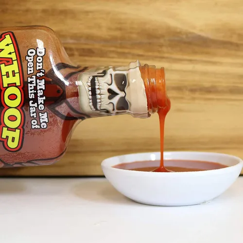 Miniatura 3 de Juego de regalo de salsa picante de pimienta fantasma y salsa picante Carolina Reaper de primera calidad, empaquetado en botellas coleccionables