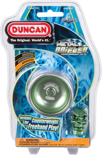Miniatura 3 de Duncan Toys Metal Drifter - Yoyó de cuerda con contrapeso, eje de rodamiento de bolas y cuerpo de aluminio, color verde