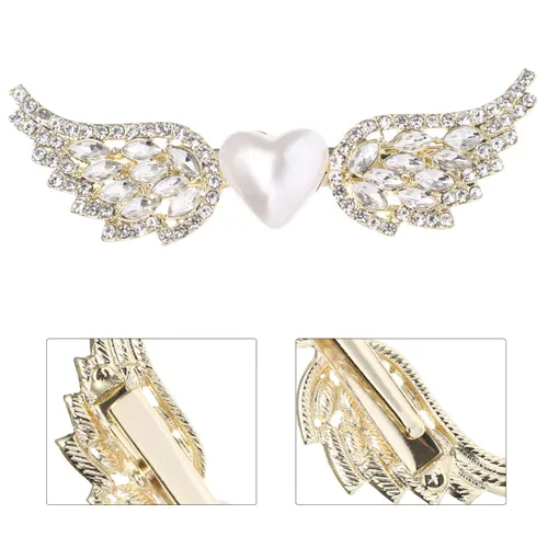 Miniatura 9 de 2 pinzas para el cabello con perlas de cristal, horquillas, accesorios para el cabello, accesorios para el cabello de boda, pasador de novia