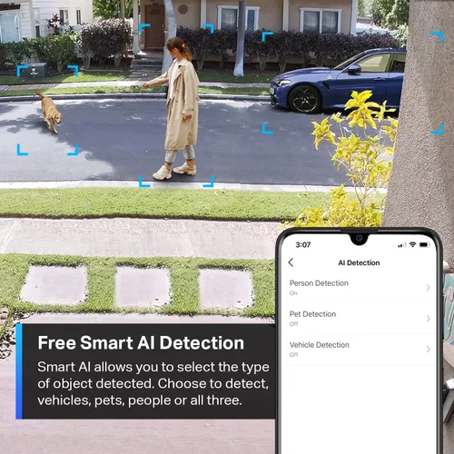 Miniatura 7 de TP-Link Tapo 2K QHD Sistema de cámara de seguridad inalámbrica para exteriores, batería de hasta 180 días, visión nocturna a color con sensor