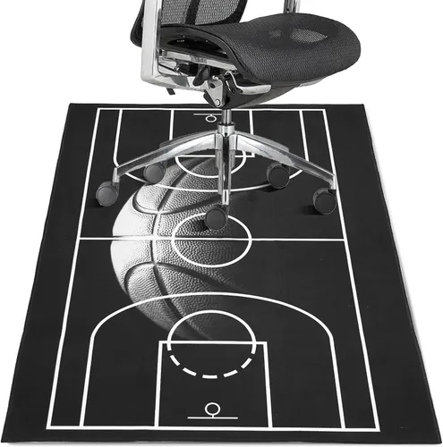 Tapete para silla de oficina para suelo de madera dura, 36 x 48 pulgadas, alfombras de oficina para sillas rodantes de videojuegos, silla de