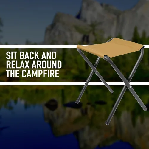 Miniatura 6 de Rothco Taburete de campamento plegable ligero – Silla de camping portátil y compacta – Ideal para pesca, caza, senderismo, viajes, barbacoa y otras