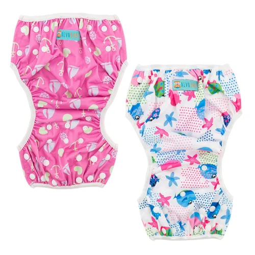 Miniatura 3 de ALVABABY - Pañales de natación (2 unidades, reutilizables)