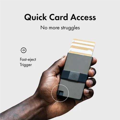 Miniatura 41 de Ekster Aluminum Cardholder Wallet for Men Metal Wallets with RFID Blocking Layer Slim & Minimalist Aluminum Wallet with Push Button for Quick