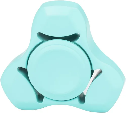 FREELOVE Fidget Spinner de metal para adultos, juguetes giratorios pesados de acero inoxidable, pequeño giroscopio de mano de zorro, rodamiento de