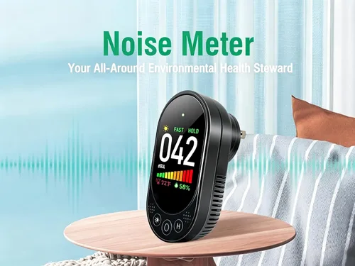 Miniatura 7 de Medidor de decibeles, medidor de nivel de sonido enchufable, medidor de decibelios de sonido 3 en 1 y medidor de decibelios de ruido, medidor