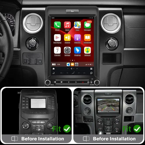 Miniatura 8 de AWESAFE Qualcomm 8 Core para Ford F150 Radio Upgrade 2013 2014, T Style 12.1 pulgadas Android 13 Pantalla táctil F150 Unidad Principal Carplay