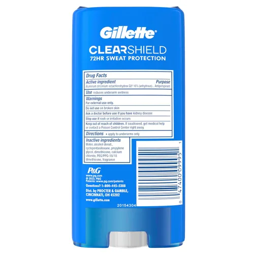 Miniatura 12 de Gillette Cool Wave, 3.8 oz, 2 unidades (el empaque puede variar)