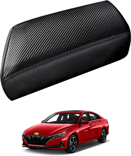 Miniatura 8 de Autorder Funda de consola central para Hyundai Tucson 2016-2019 2020 2021, accesorios de fibra de carbono, funda impermeable antiarañazos