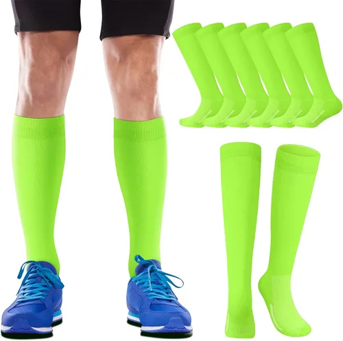 Miniatura 2 de 12 Pairs Youth Football Socks Bulk Boys Socks Softball for Kids Athletic Soccer Socks Youth Kids Boys
