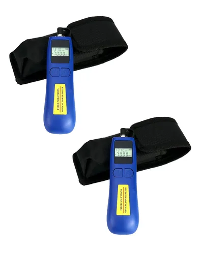 Miniatura 9 de QWORK Medidor de potencia óptica, -70 ~+10 dBm, con interfaz universal de 0.098 in, medidor de luz de fibra para probar 6 longitudes de onda
