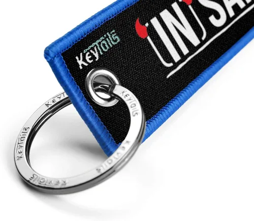 Miniatura 3 de KEYTAILS Llaveros, etiqueta de calidad premium para motocicleta, automóvil, scooter, ATV, UTV [llave de locura]