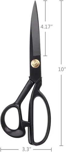 Miniatura 2 de Tijeras de tela - Tijeras de costura de 8 pulgadas, tijeras de costura, tijeras de modista para cortar tela, ropa, cuero, materias primas