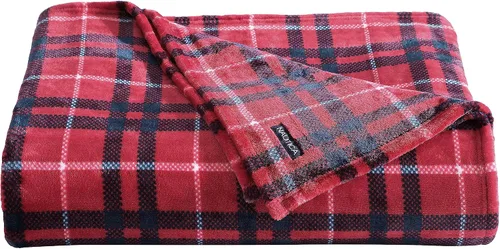 Nautica - Cobija individual, ropa de cama de felpa suave, ideal para cama o sofá, elementos esenciales para dormitorio, con certificación Oeko-Tex