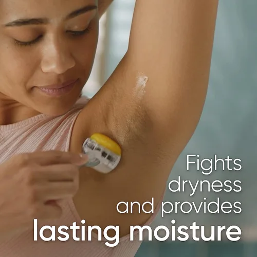 Miniatura 4 de Gillette Venus Comfortglide con mango de maquinilla de afeitar Olay Coconut para mujer + repuestos de cuchilla, plateado, 2