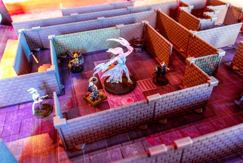Miniatura 4 de Dirt Cheap Dungeons Adaptadores Diagonales Expansión TT RPG Terrain Building para Calabozos y Dragones, Pathfinder, Juegos de Guerra y mucho más