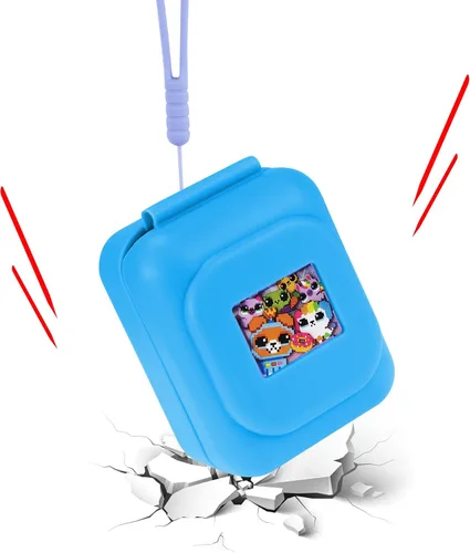 Miniatura 3 de Funda de viaje compatible con Bitzee Interactive Toy Digital Pet, solo compatible con Bitzee versión original, azul