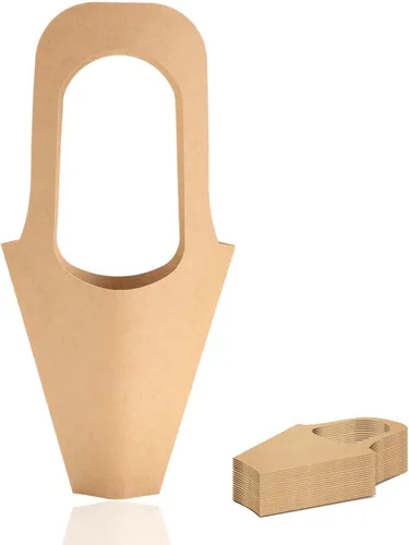 Miniatura 8 de Enorteen 30 bolsas de regalo de papel kraft con asa – Bolsas de regalo de ramo para Acción de Gracias, cumpleaños, bodas y regalos de fiesta