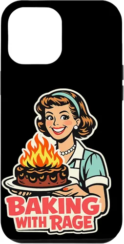 Miniatura 26 de Baking with Rage Retro 1950s Housewife Pop Art Humor Case for iPhone 17