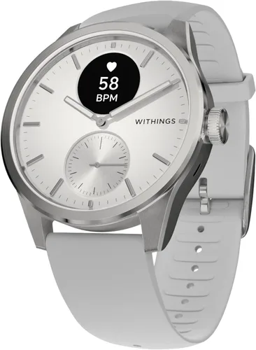 Miniatura 10 de WITHINGS ScanWatch 2 - Hybrid Smart Watch, Heart Rate Monitoring, Fitness Tracker, Cycle Tracker, Sleep Monitoring, GPS Tracker, 30-Day Battery