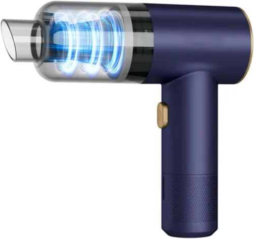 Miniatura 7 de Aspiradora portátil 4 en 1 para automóvil, 12000 Pa, mini aspiradora de mano inalámbrica recargable de 120 W, aspiradora de alta potencia y plumero