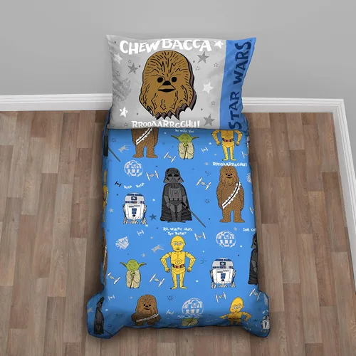 Miniatura 16 de Disney Mickey Mouse y sus amigos - Juego de cama para niños pequeños de 4 piezas - Sábanas ajustadas, funda de almohada, sábana encimera y edredón