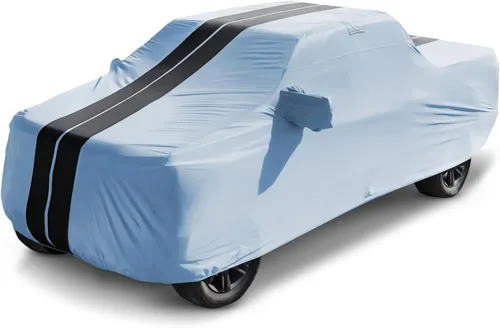 Miniatura 13 de iCarCover Funda personalizada para camión Ford Ranger Super Cab, cama regular 1983-1992, impermeable, para todo tipo de clima, lluvia, nieve, UV