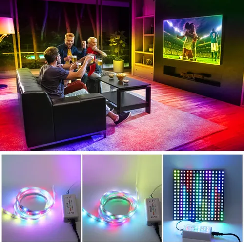 Miniatura 6 de Controlador LED SP105E, controlador Ws2812b para luces LED IC inteligentes como Ws2811 SK6812 Ws2815 Ws2813 APA102, controlador LED inalámbrico