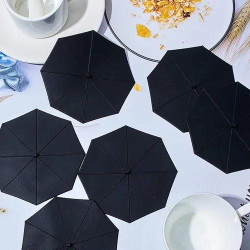 Miniatura 7 de Patelai 6 fundas de silicona para tazas de 4.13 pulgadas, tapa de taza de café, reutilizables, para bebidas y té, sellado hermético de vidrio, tapas