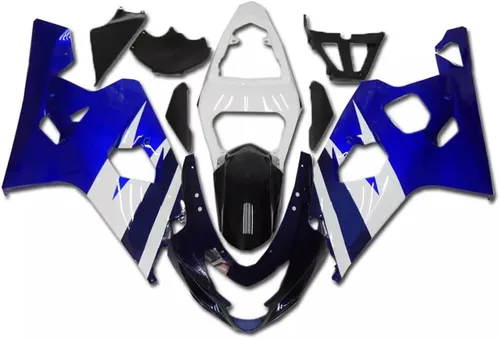 Miniatura 6 de Carenado completo de plástico blanco brillante para Suzuki 2004 2005 GSXR 600 750 inyección ABS nuevo Aftermarket Kit Kit de carrocería 04 05 10