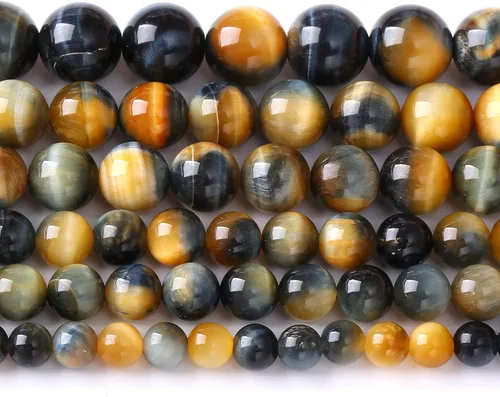 Miniatura 19 de 45 cuentas de turquesa de 0.315 pulgadas con concha de howlita azul perla y turquesa cuentas de piedra para hacer joyas, pulseras, collares, aretes