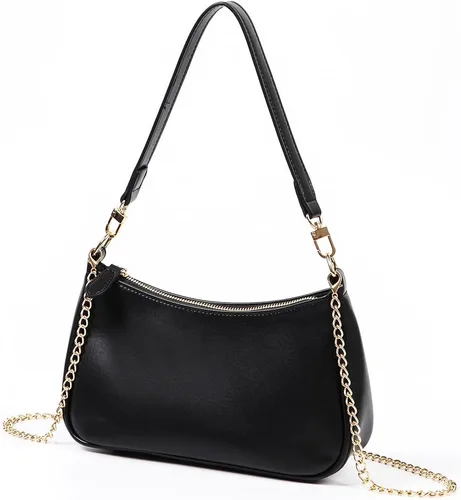 Miniatura 15 de VODIU Bolsos de mano con 2 correas extraíbles y cierre de cremallera, bolsos cruzados, bolso de hombro para mujer